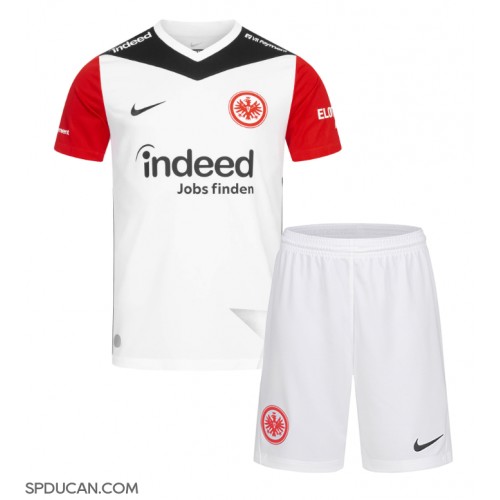 Dječji Nogometni Dres Eintracht Frankfurt Domaci 2024-25 Kratak Rukav (+ Kratke hlače)